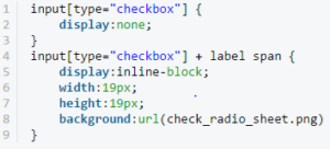 CSS3 check box styles